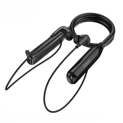 Picture of Hoco MMJ-09 Ultra 120 Hour Talk & Music Time & 500-Hour Standby Wireless Neckband - Black - Black