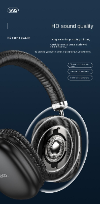 Picture of Hoco W35 Max ANC BT 5.3 JL Comfortable Wireless for Headphones IPX5 Waterproof Long Battery Life LED Indicator - Deep Gray