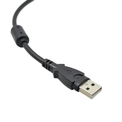 Picture of Professional 5HV2 3D Usb to Audio Headset Microphone 3.5mm Antimagnetic External USB 7.1 Audio Sound Card Adapter For Laptop & PC - Black
