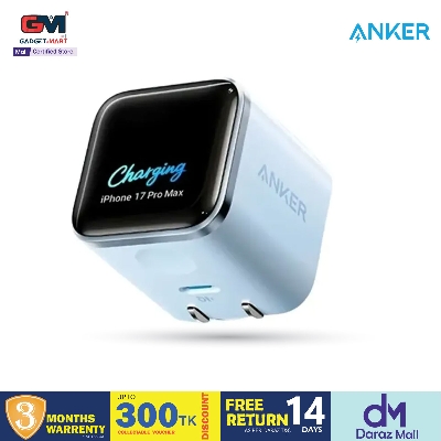 Picture of Anker Nano A121D 45W Fast Charging GaN Charger Adapter with Smart Display