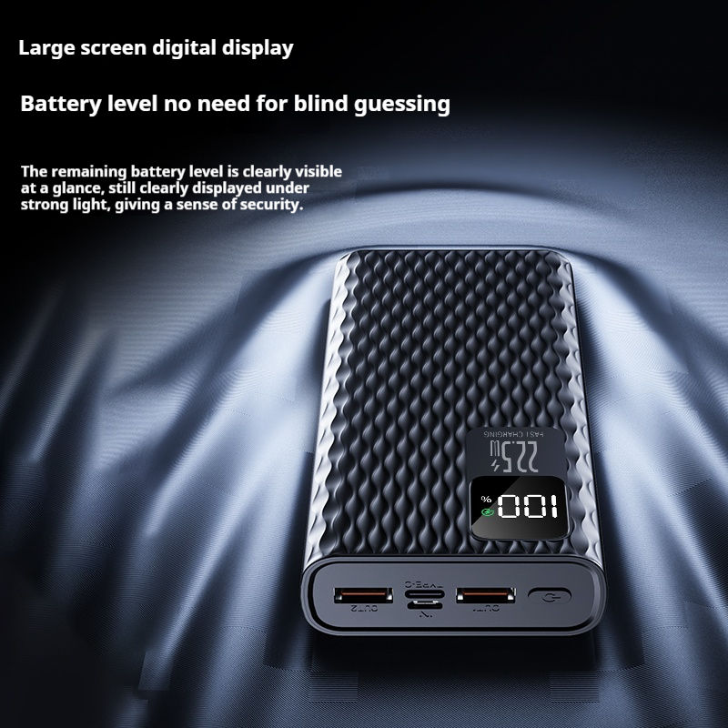 Picture of Upmax PD20W & QC22.5W Quick Charge USB-C 20000mAh Mobile Phone Charger Powerbank - Black
