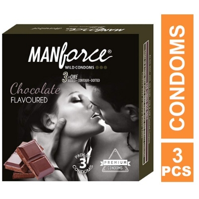 Picture of Manforce Chocolate Flavour Condom 1 Packet