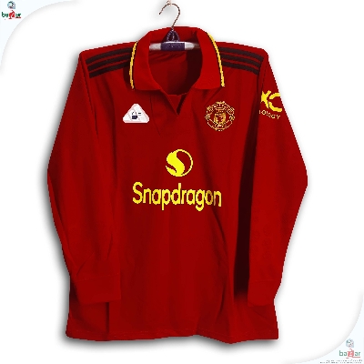 Picture of Man-U Thai Premium Football Jersey For Men - Long Sleeve Collar Polo t shirt - Man-U Jersey 2026/2027