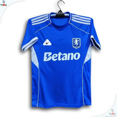 Picture of Aston Villa Thai Premium Football Jersey For Man - Half Sleeve Club T shirt - Aston Villa Jersey 2026 - Blue