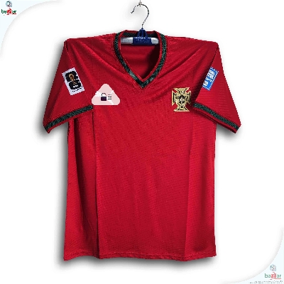 Picture of Portugal World Cup Jersey 2026 Thai Premium Football Jersey For Men - Half Sleeve World Cup t shirt - Portugal Jersey 2026 - Red