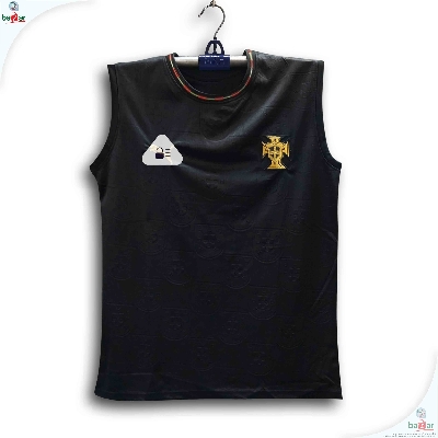 Picture of Portugal Maggie sleeve Football Jersey For Men - magi sleeve World Cup t shirt - Portugal World Cup Jersey 2026 - Black