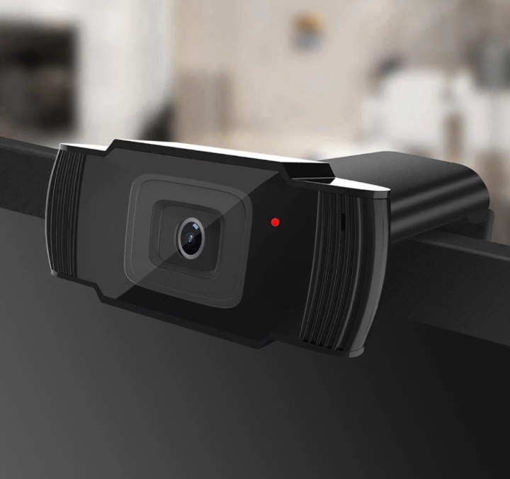 Picture of Full HD Webcam 1080P USB Camera Rotatable Video Recording Web Camera With Microphone For PC Computer (Black)