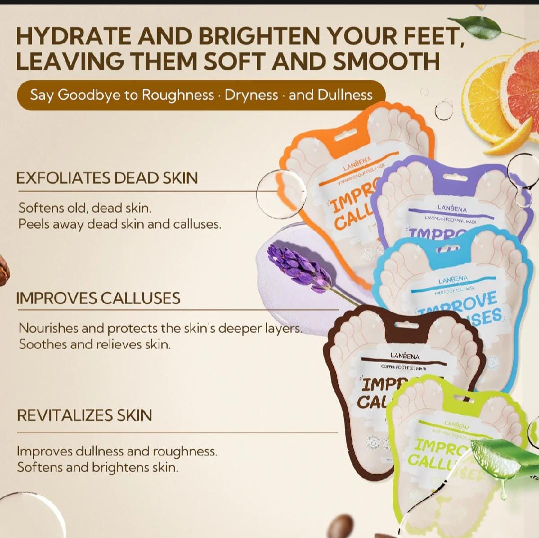 Picture of Lanbena Lavender Foot Peel Mask - 40g 