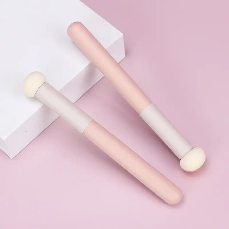 Picture of Mashroom Head Dry and Wet foundation makeup puff for women (Light Pink)