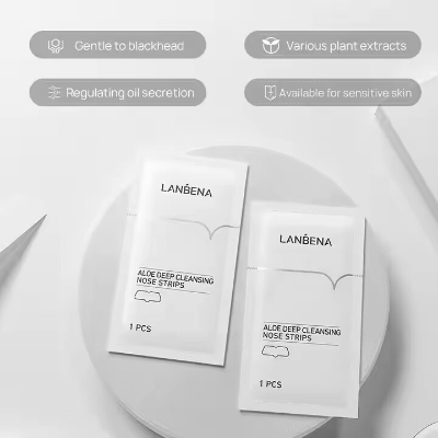 Picture of LANBENA Aloe Deep Cleansing Nose Strips Blackhead Removal Mask - 5 Pcs 
