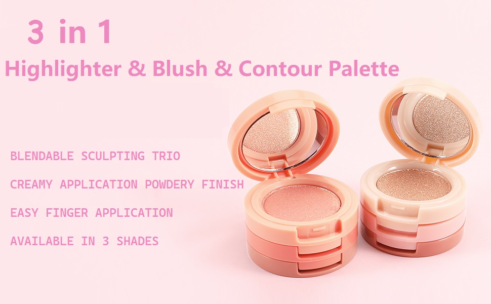 Picture of Miss Lara Blush & Highlighter 3 in 1..Shade : 01, Shade : 02 (26)