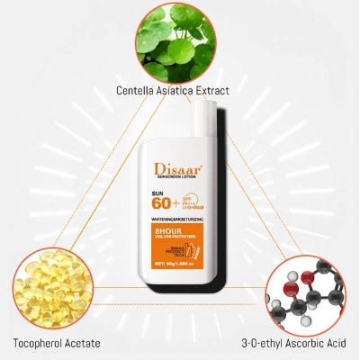 Picture of DIsaar Sunscreen Lotion Spf60+ High Protection 50G 