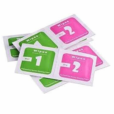 Picture of (70/500 Sets) Professional Glass, Screen, Cleaning Paper(Wet & Dry Wipes) Display Cleaner (200pcs)