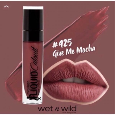 Picture of Wet N Wild Liquid Lipstick - Give Me Mocha 