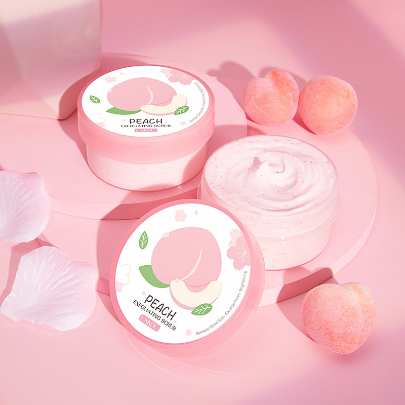 Picture of LAIKOU Facial Scrub Exfoliating Nourishing Repair Scrub Face Cream (Pink)