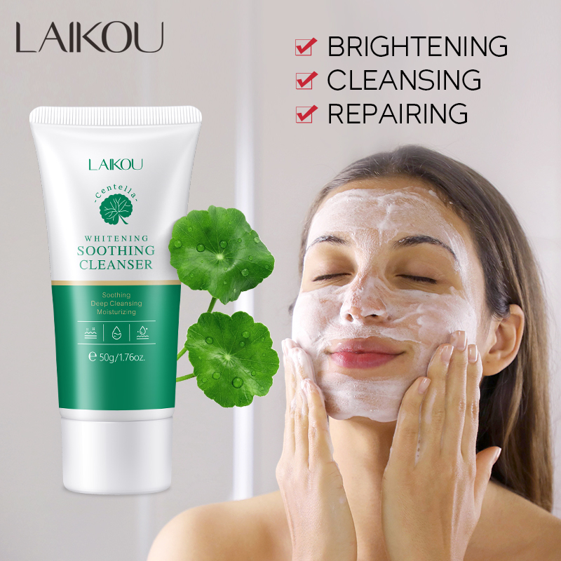 Picture of LAIKOU Tea Tree Acne Cleanser 50gm - Face Wash (Yellow,Fresh)