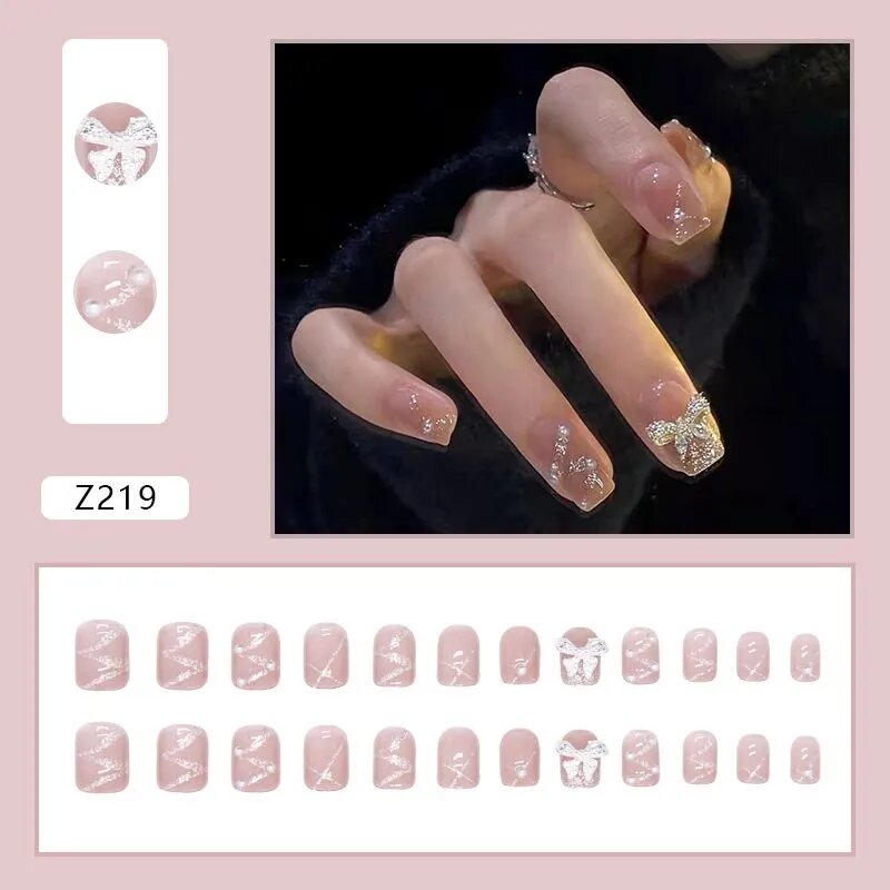 Picture of Fake Nails Artificial Long Lasting Gorgeous 24 piece Nail 