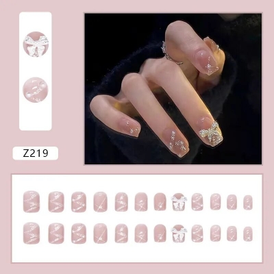 Picture of Fake Nails Artificial Long Lasting Gorgeous 24 piece Nail 