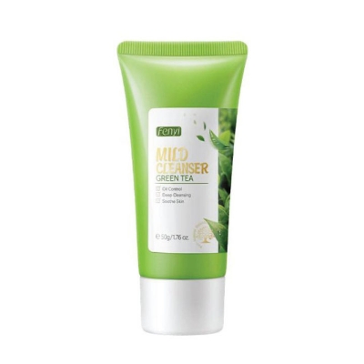 Picture of Fenyi Green Tea Cleanser Oil Control Face Wash 50g (White,Fresh)