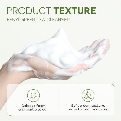 Picture of Fenyi Green Tea Cleanser Oil Control Face Wash 50g (White,Fresh)