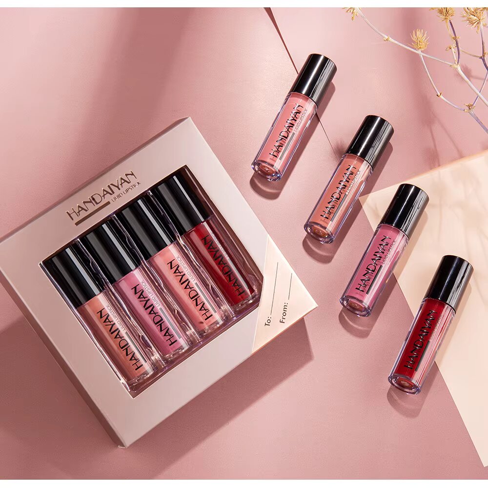 Picture of Handaiyan 4 colours in 1 box Moisturizing lip gloss for women set 01 