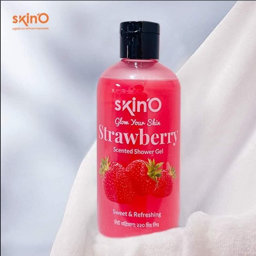 Picture of Skino Strawberry Scented Shower Gel 220ml (Fresh)
