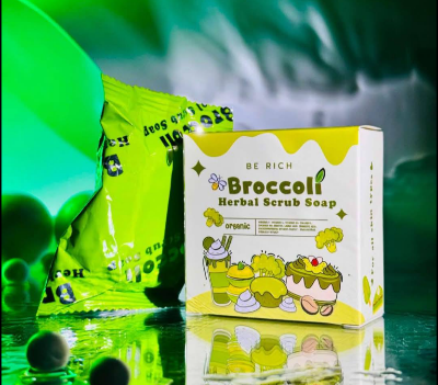 Picture of Broccoli Scrub Soap (Deep green)