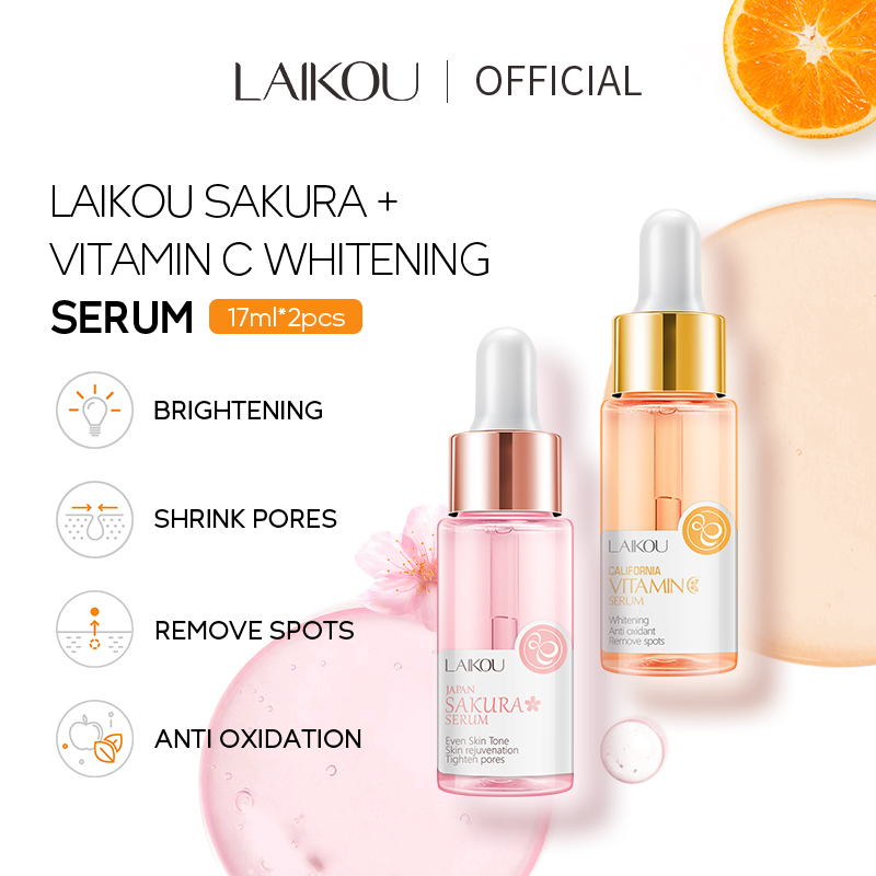 Picture of Laikou Sakura & Vitamin C Serum Combo ( 17 ml +17ml ) 
