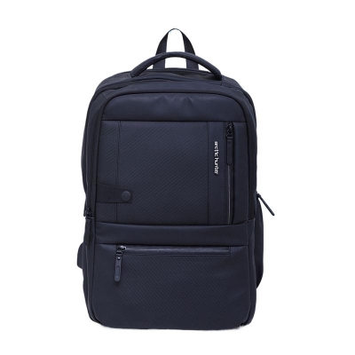 Picture of Arctic Hunter 15.6'' Laptop Backpack – Water-Resistant Slim Bag with USB Port for Office, Travel & School | Black Smart Backpack