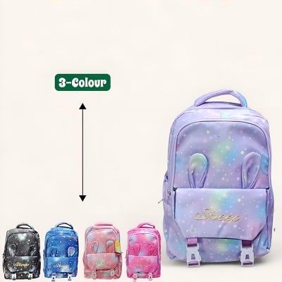 Picture of 🔥 [NEW] Latin Sheep ICON Premium School Bag | Korean Style Large Capacity Nylon Backpack for Boys & Girls | 4-Colour Trendy Design