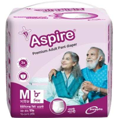 Picture of Aspire Adult Diaper Pant M 8pcs Pack