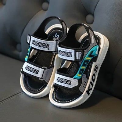 Picture of Children Sport Sandals New Boys Girls Casual BeachShoe Comfortable Soft Sole Kids Shoes Fashion Non-slip Slippers toddler