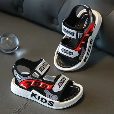 Picture of Children Sport Sandals New Boys Girls Casual BeachShoe Comfortable Soft Sole Kids Shoes Fashion Non-slip Slippers toddler
