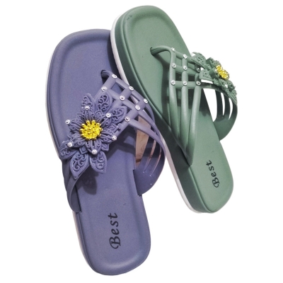 Picture of Women‘s Fashionable Flip Flops Comfortable Soft Slippers Style Cute Sandal For Woman In 3 Color
