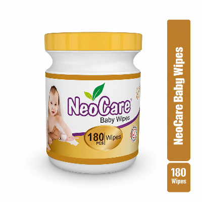 Picture of NEOCARE BABY WIPES 180 Pc (Canister)