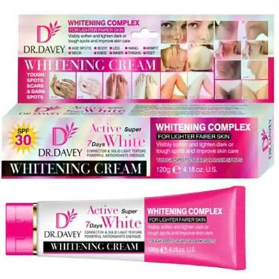 Picture of DR.DAVEY Body & Privet part Super Whitening Cream 120gm