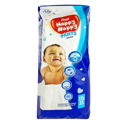 Picture of Fresh Happy Nappy Pant Diaper 12-25 kg (XXL-Size) 24pcs Standard