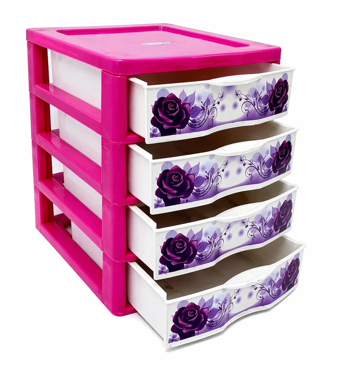 Picture of Hamko Mini Organizer 4 Drawer – Multipurpose Plastic Storage Cabinet | Compact Desk & Cosmetic Organizer