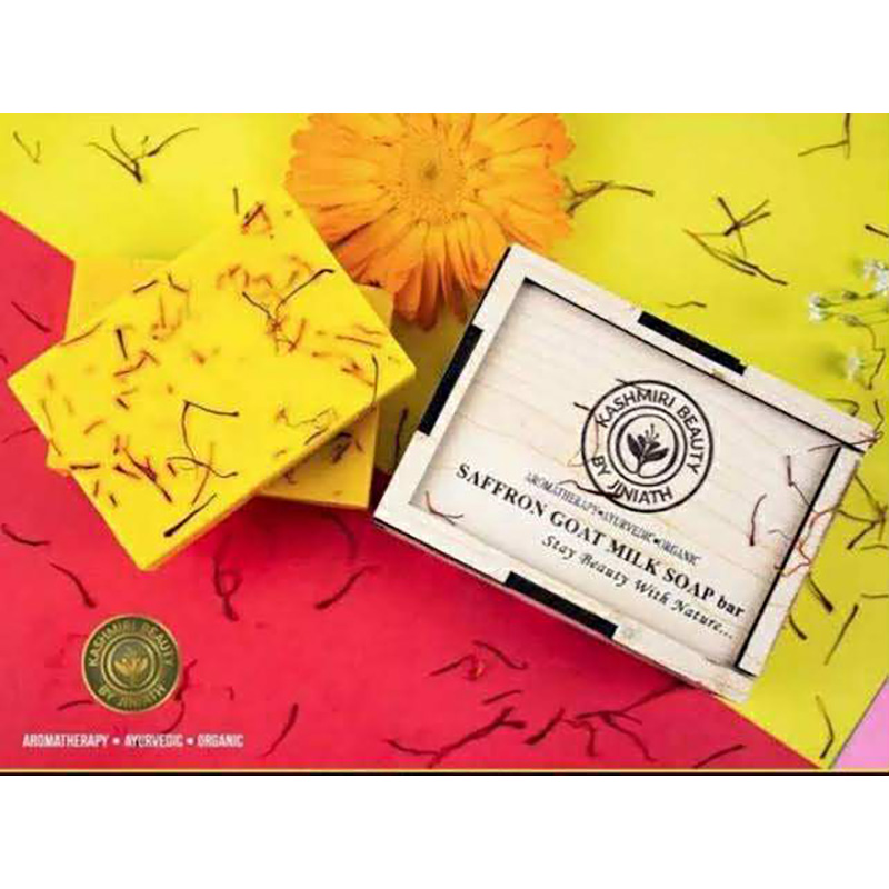 Picture of Premium Saffron Goat Milk Soap 100g (Next lavel cosmic)