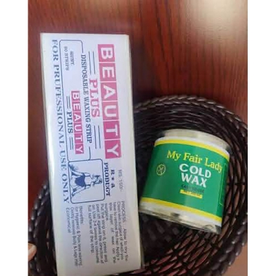 Picture of My Fair Lady Hot/ Cold Wax Easy To Use 200ml Body Hair Removal with WAX Paper 80pcs Combo