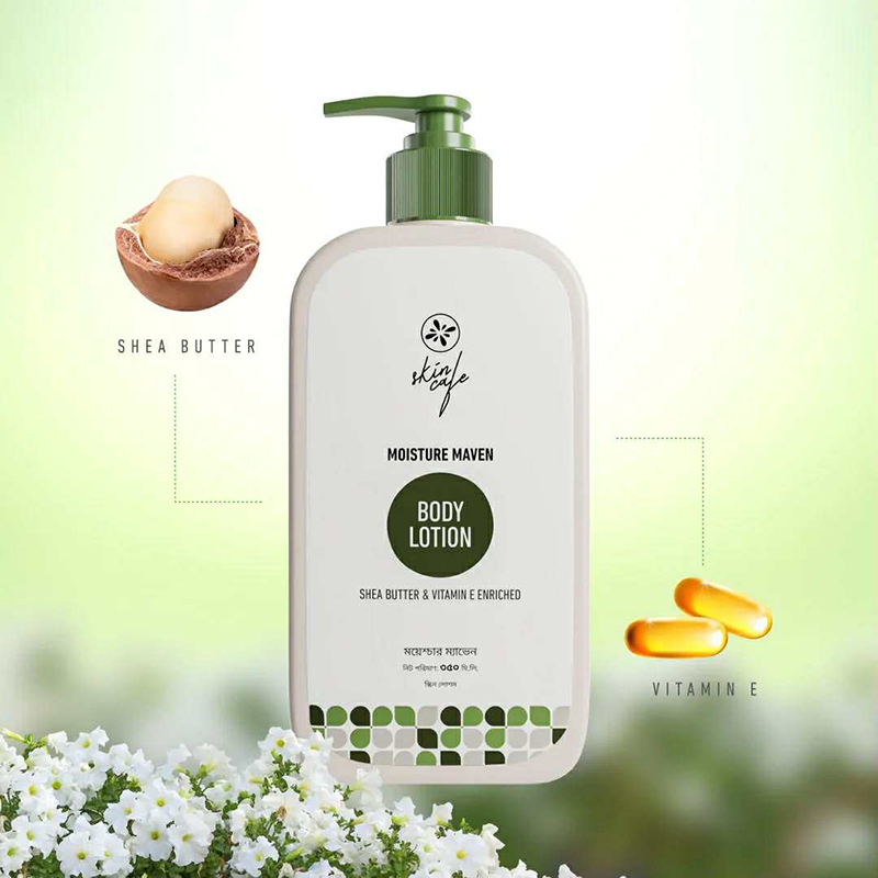 Picture of Skin Cafe MOISTURE MAVEN BODY LOTION SHEA BUTTER & VITAMIN E ENRICHED,350ml