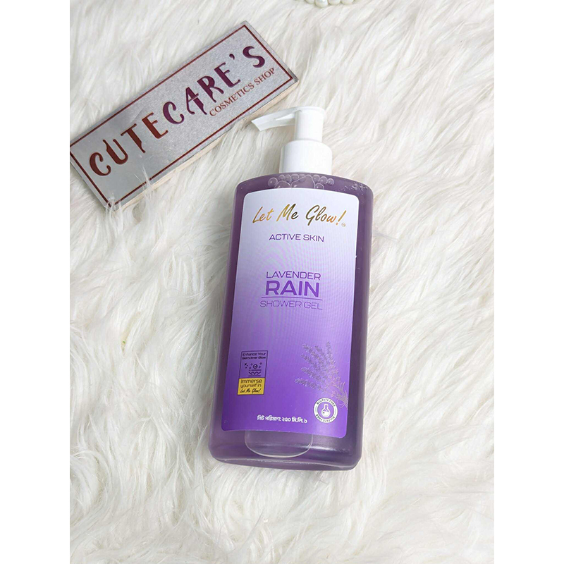 Picture of Let Me Glow Active Skin Lvender Rain Shower Gel - 250ml