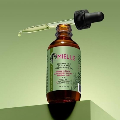 Picture of MIELLE Rosemary Mint Scalp & Hair Strengthening Oil- 59ml