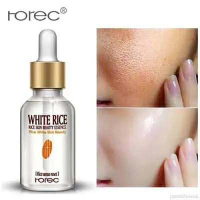 Picture of Rice Serum HCHANA White Rice Seram Reduces Wrinkles and Lighten Dark Spots Pore Minimizer Anti- Aging Face Moisturizer Skin Lightening - 15ml