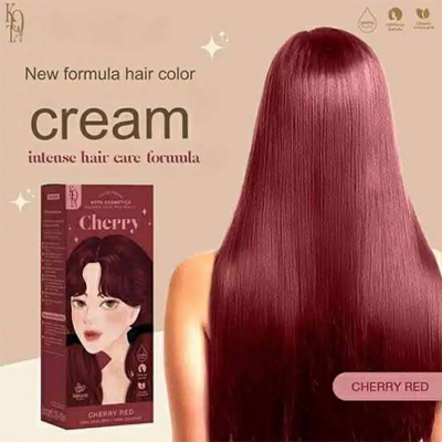 Picture of KOTA Hair Color Cream 100ml color+ 100ml developer  CHERRY RED