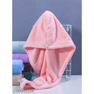 Picture of Girl's Hair Drying Towel Cap - towel