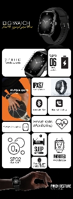 Picture of CHARG Digiwatch Bluetooth Calling Smart Watch