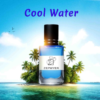 Picture of Cool Water - The Essence of Ocean Freshness and Serene Calm in Every Drop Perfume Oil Base Attar  - 3ml / 6ml / 15ml