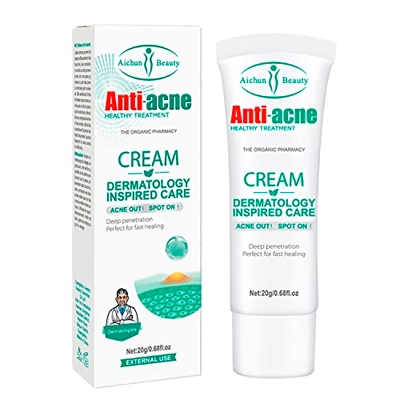 Picture of AICHUN BEAUTY Anti-Acne Cream Treats Pimple Clogged Pores Oil Control Reduces Acne Scars Shrinks Pores 20g / 0.68fl.oz
