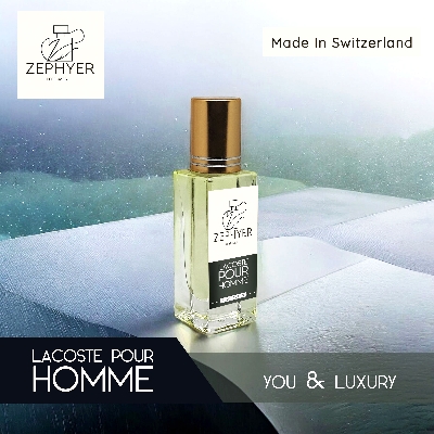 Picture of Zephyer Lacoste Pour Homme Attar- A Luxurious Blend of Freshness and Depth for the Discerning Gentleman Perfume Oil Attar  - 3ml / 6ml